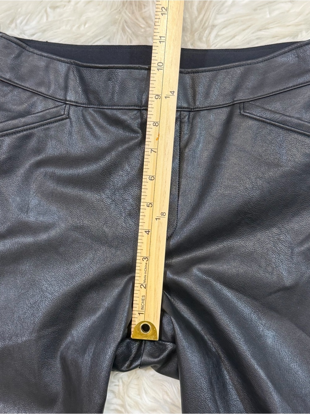 NWOT Spanx Flare Faux Leather Pants - Picture 12 of 12
